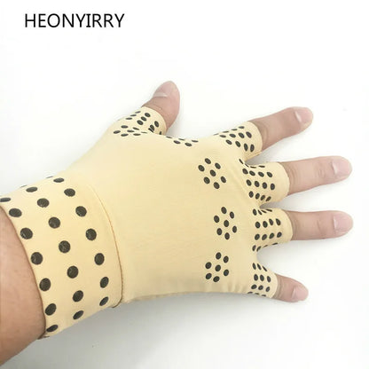 Magnetic Therapy Fingerless Gloves